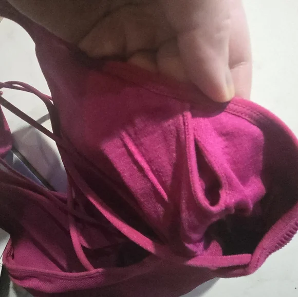 Puma Sports Bra NWT Strappy Racerback Seamless Gym Athletic Dry Cell Padded Run - Picture 8 of 8